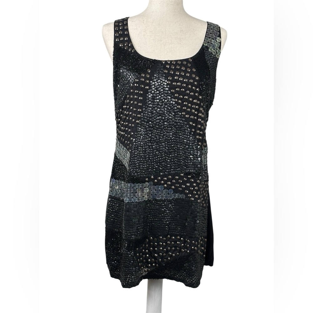 NWT Opal by Monique Leshman Beaded Mini Dress Size Large